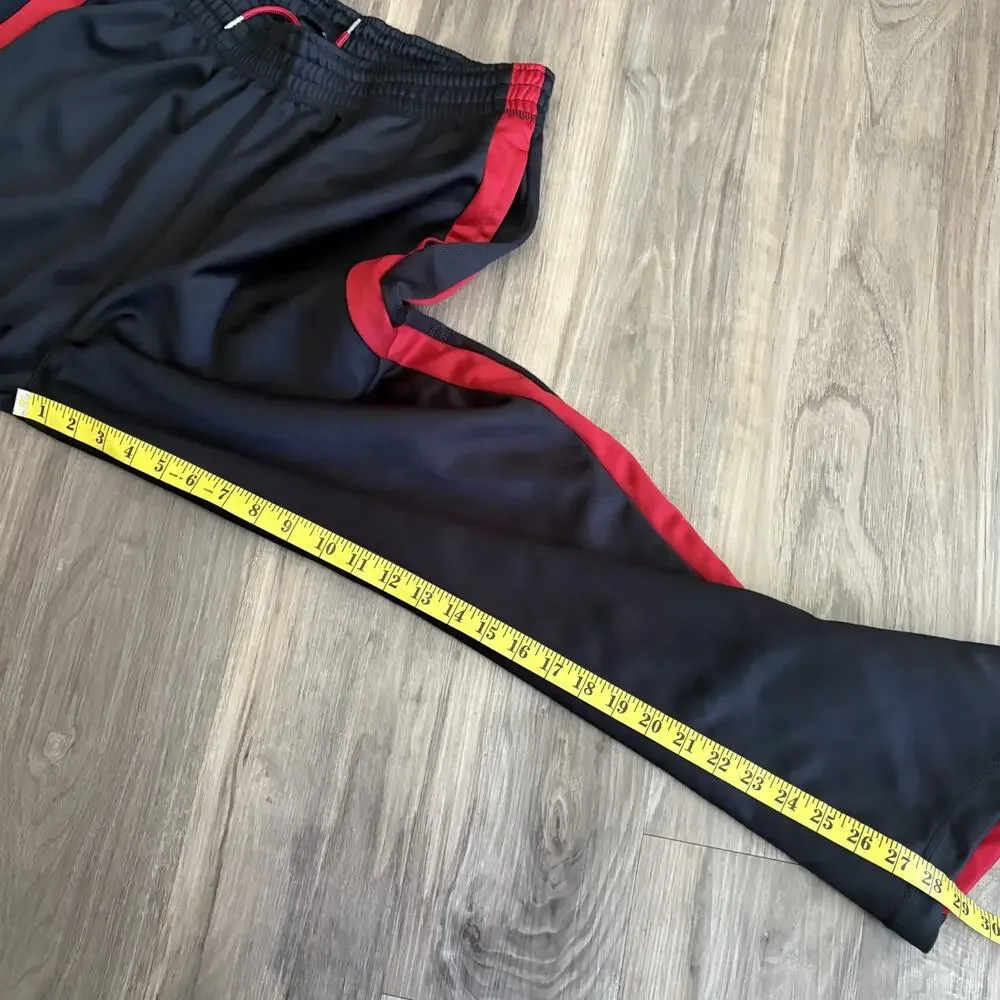 Vintage Air Jordan Track Pants Men's Size L 34x29 Black Red BRED Basketball